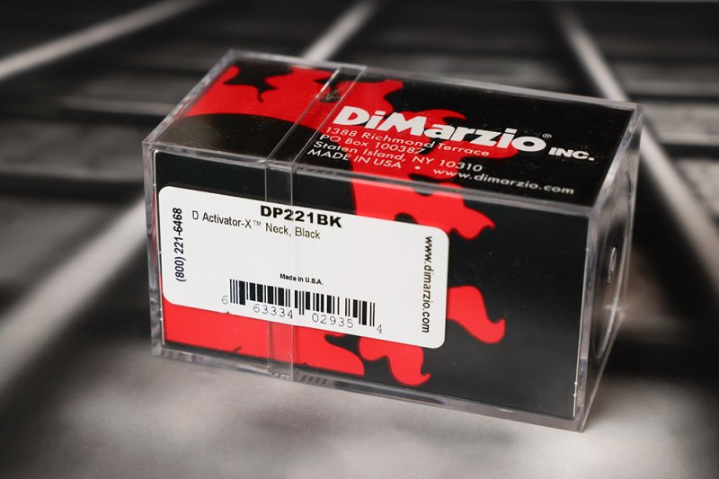 Image 1 of DiMarzio DP221BK D Activator-X Humbucker- Black
