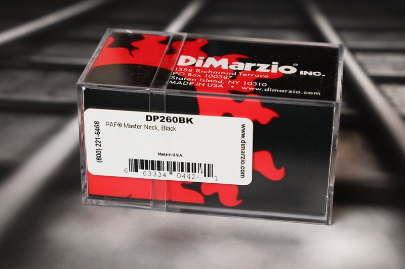 Image 1 of DiMarzio DP260BK PAF Master Neck Humbucker - Black