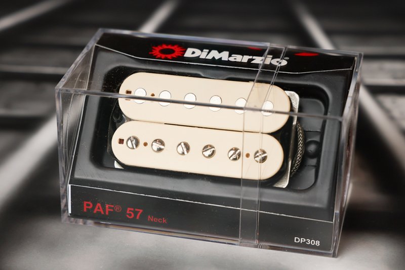 Image 0 of DiMarzio DP308Z PAF 57 Neck Pickup - Relic White / Standard Spaced