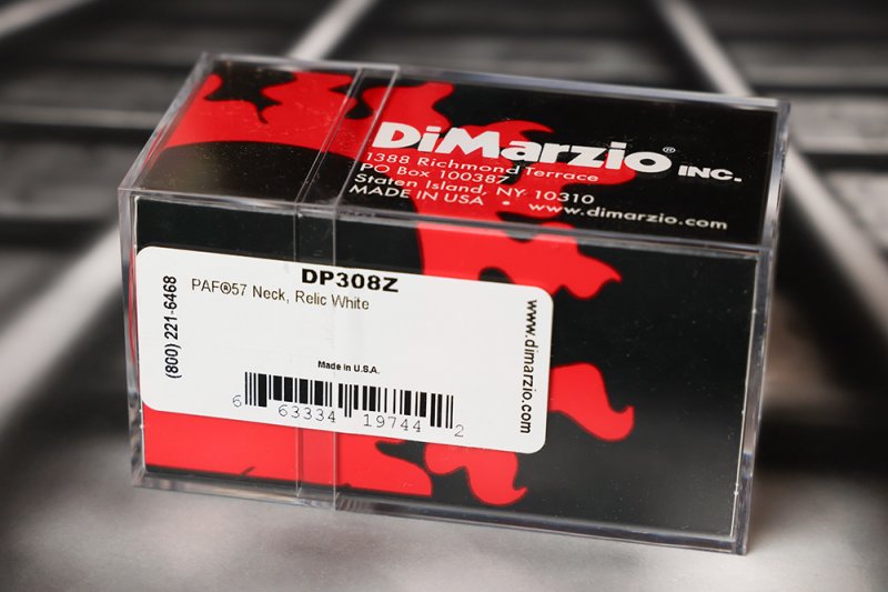 Image 1 of DiMarzio DP308Z PAF 57 Neck Pickup - Relic White / Standard Spaced
