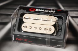 DiMarzio DP308Z PAF 57 Neck Pickup - Relic White / Standard Spaced