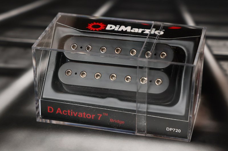Image 0 of DiMarzio DP720BK D-Activator 7-String Bridge Humbucker - Black