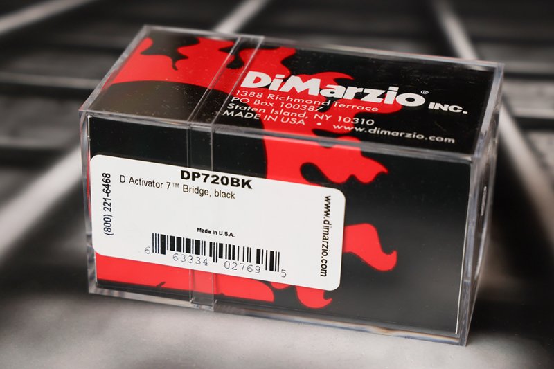 Image 1 of DiMarzio DP720BK D-Activator 7-String Bridge Humbucker - Black