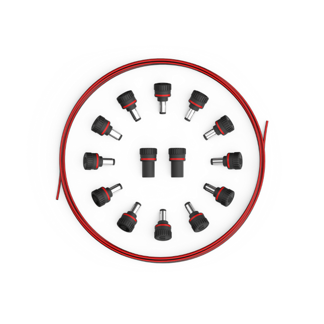 Image 0 of DAddario XPND DIY Custom Power Cable Kit - Plugs and Cable Only