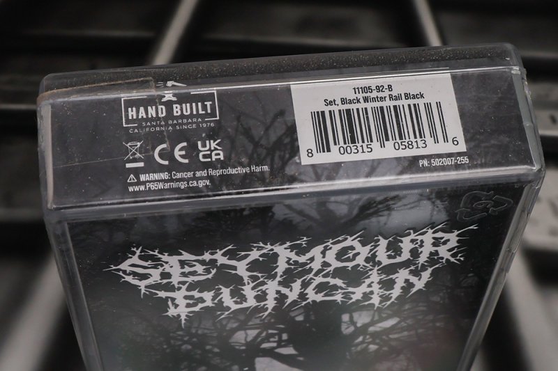 Image 2 of Seymour Duncan Black Winter Rails Humbucker Pickup Set / 6-String