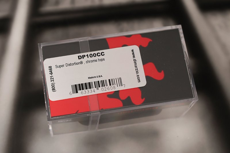 Image 1 of DiMarzio DP100CC Super Distortion Humbucker - Chrome