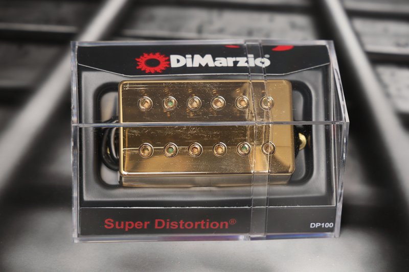 Image 0 of DiMarzio DP100G Super Distortion Humbucker - Gold