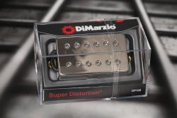 DiMarzio DP100N Super Distortion Humbucker - Nickel / Standard Spacing