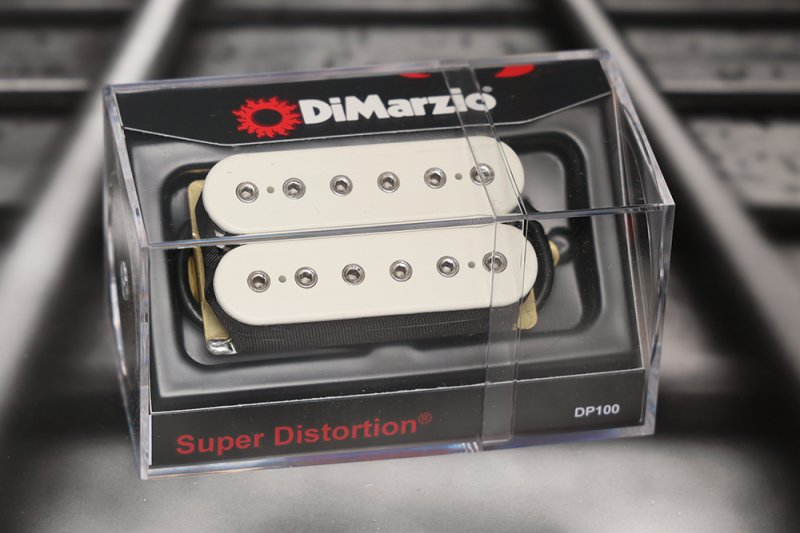 Image 0 of DiMarzio DP100W Super Distortion Humbucker - White / Standard Spacing