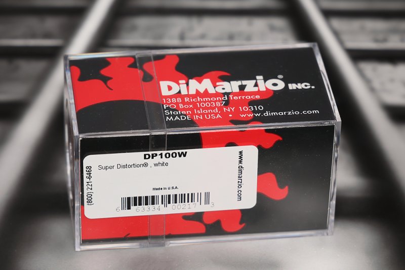 Image 1 of DiMarzio DP100W Super Distortion Humbucker - White / Standard Spacing