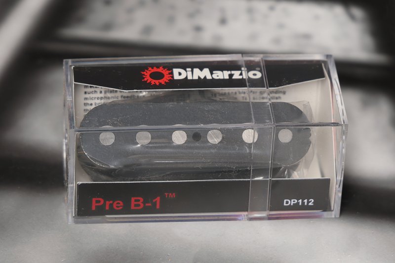 Image 0 of DiMarzio DP112BK Pre B-1 Tele Bridge Pickup - Black