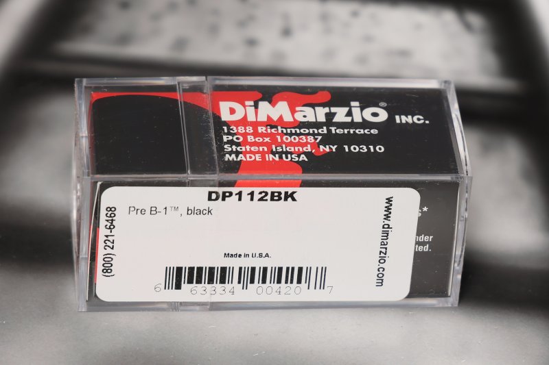 Image 1 of DiMarzio DP112BK Pre B-1 Tele Bridge Pickup - Black