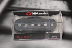 DiMarzio DP112BK Pre B-1 Tele Bridge Pickup - Black