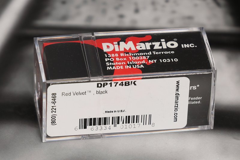 Image 1 of DiMarzio DP174BK Red Velvet Strat Pickup - Black