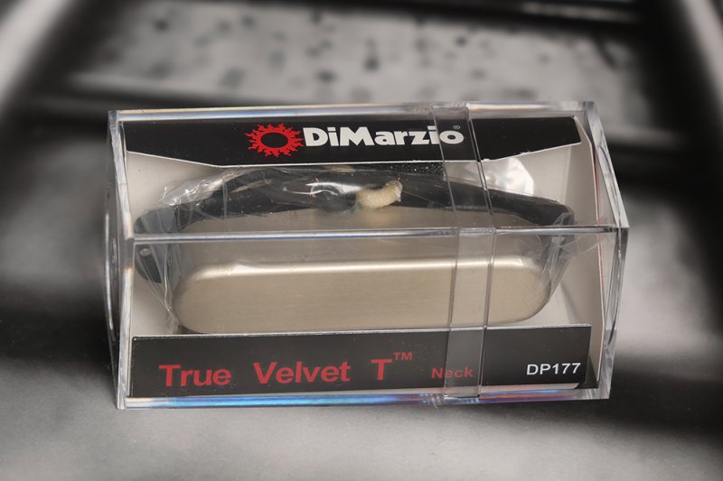 Image 0 of DiMarzio DP177UN True Velvet Tele Neck Pickup - Unplated Cover