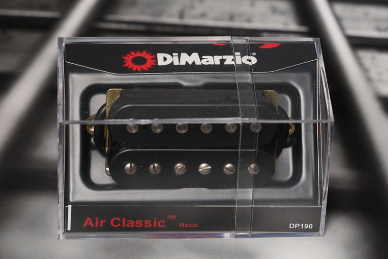 Image 0 of DiMarzio DP190BK Air Classic Neck Humbucker - Black / Standard Spaced