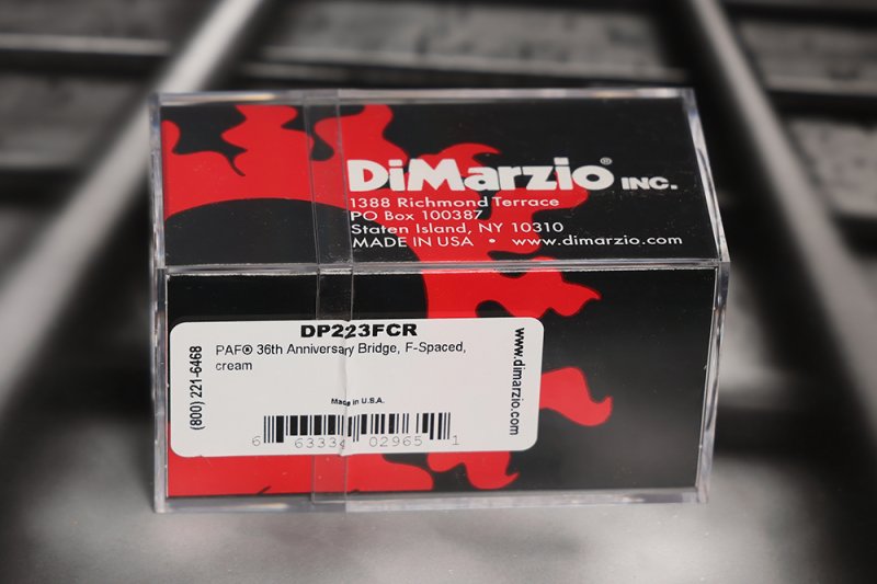 Image 1 of DiMarzio DP223FCR PAF 36th Anniversary F-Spaced Bridge Humbucker - Cream / Nicke