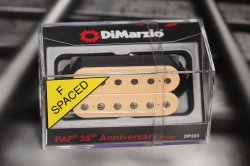 DiMarzio DP223FCR PAF 36th Anniversary F-Spaced Bridge Humbucker - Cream / Nicke