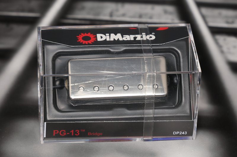 Image 0 of DiMarzio DP243 PG-13 - Nickel Mini Humbucker - Neck / Nickel