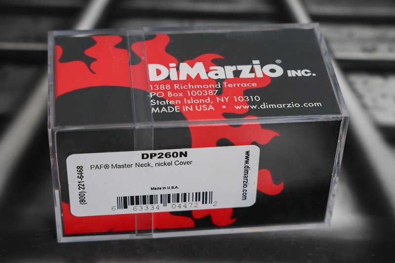 Image 1 of DiMarzio DP260N PAF Master Neck Humbucker - Nickel