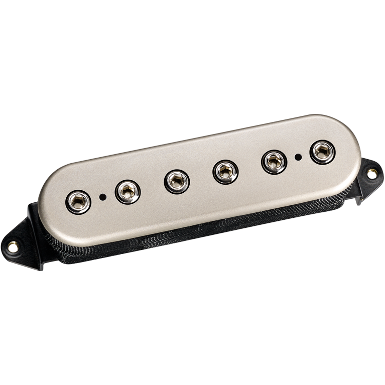 Image 0 of DiMarzio DP267F F-Spaced Dark Matter 2 Middle Single Coil - Satin Nickel