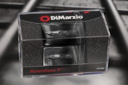 DiMarzio DP299GB Relentless P Precison Bass Pickup - Gloss Black Metal / Black P