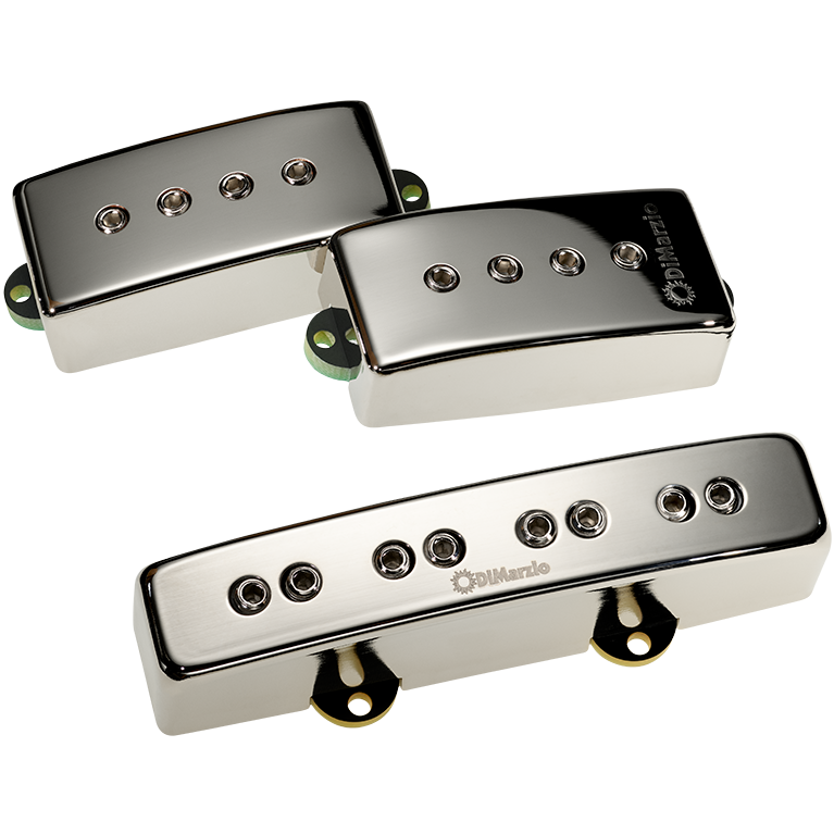 Image 0 of DiMarzio DP307N Relentless PJ Precision Jazz Bass Pickup Set Nickel