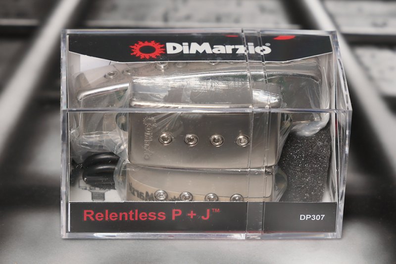 Image 0 of DiMarzio DP307N Relentless PJ Precision Jazz Bass Pickup Set Nickel