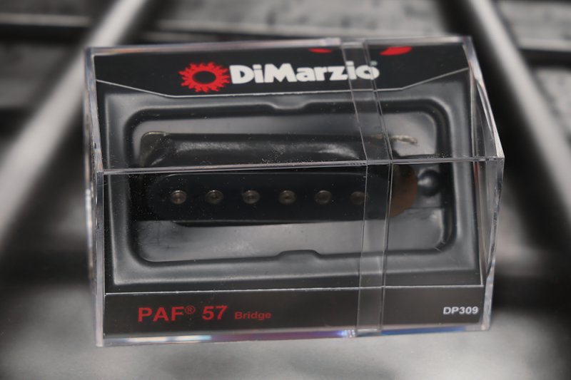 Image 0 of DiMarzio DP309BK PAF 57 Bridge Pickup - Black / Standard Spaced / Nickel Pole Pi