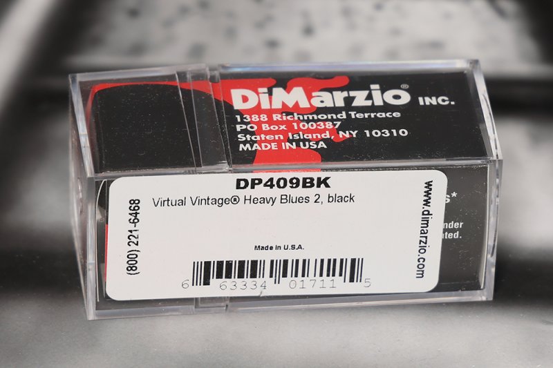 Image 1 of DiMarzio DP409BK Virtual Vintage Heavy Blues 2 Strat Pickup - Black