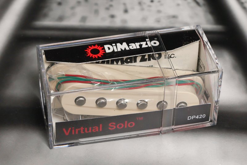 Image 0 of DiMarzio DP420AW Vitrual Solo Strat Bridge Pickup - Aged White