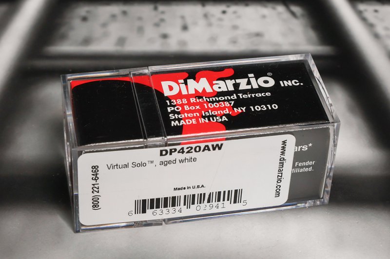 Image 1 of DiMarzio DP420AW Vitrual Solo Strat Bridge Pickup - Aged White