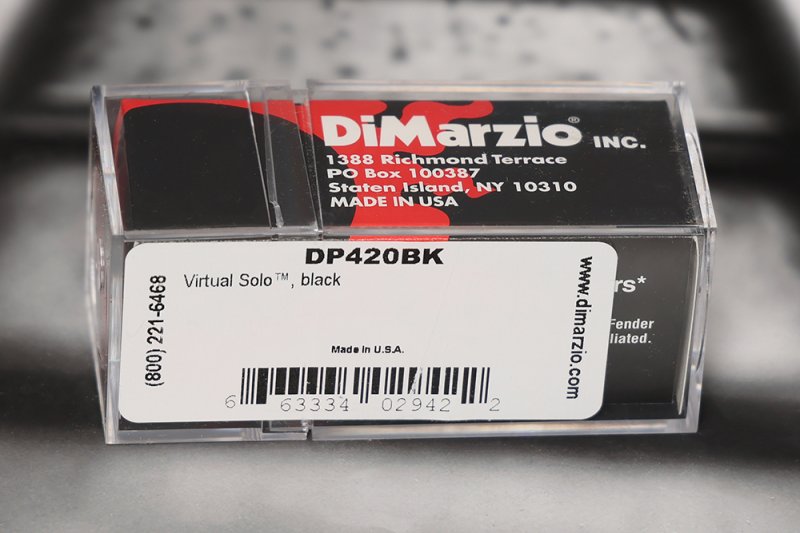 Image 1 of DiMarzio DP420BK Vitrual Solo Strat Bridge Pickup - Black