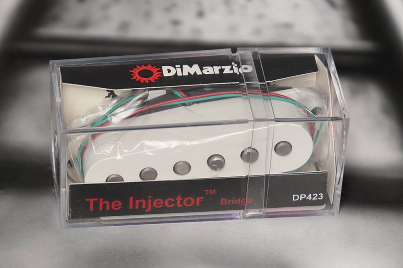 Image 0 of DiMarzio DP423W The Injector Single Coil Bridge Pickup - White
