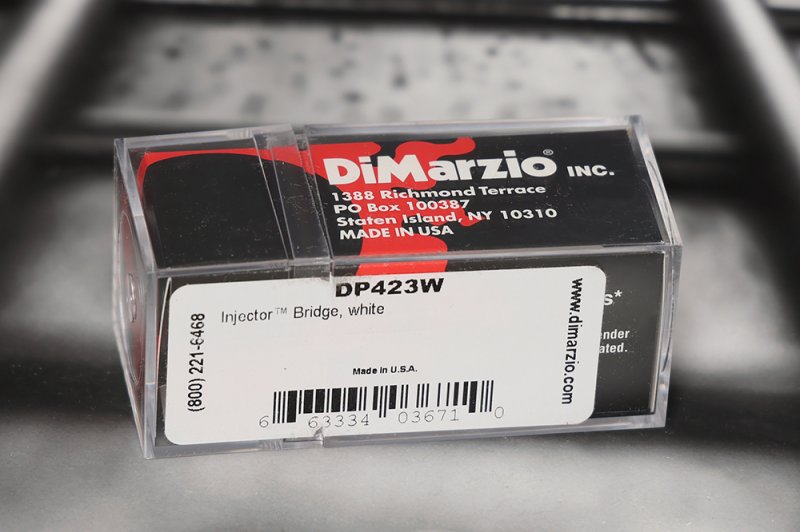 Image 1 of DiMarzio DP423W The Injector Single Coil Bridge Pickup - White