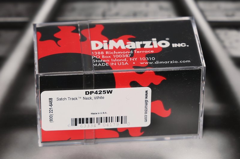 Image 1 of DiMarzio DP425W Satch Track Neck Pickup - White