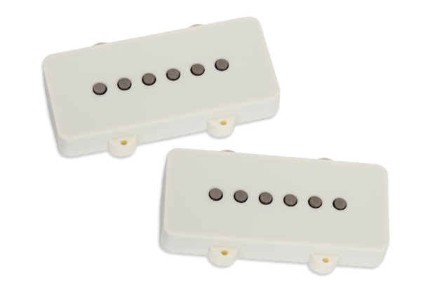 Image 3 of Seymour Duncan Jazzmaster Silencer Hot - Parchment Pickup SET