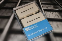 Seymour Duncan Jazzmaster Silencer Hot - Parchment Pickup SET