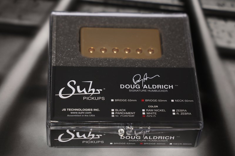 Image 0 of Suhr Doug Aldrich Hot Humbucker Bridge Lead 50mm Guitar Pickup GOLD