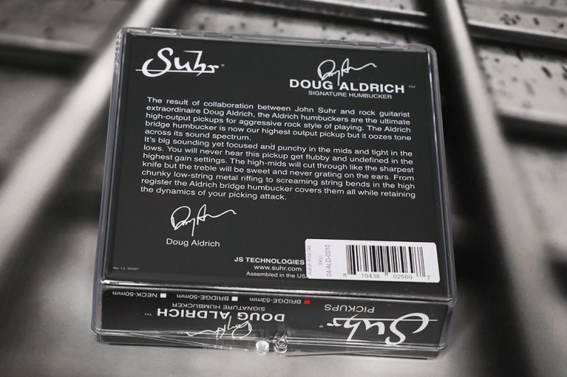 Image 1 of SUHR Doug Aldrich Hot Humbucker Bridge Lead 53mm Humbucker Pickup GOLD