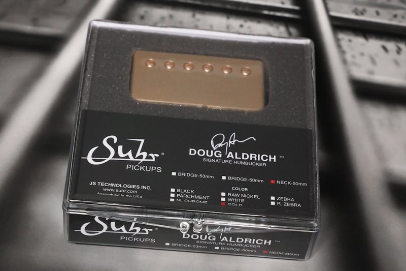 Image 0 of SUHR Doug Aldrich Hot Humbucker Neck 50mm Pickup GOLD