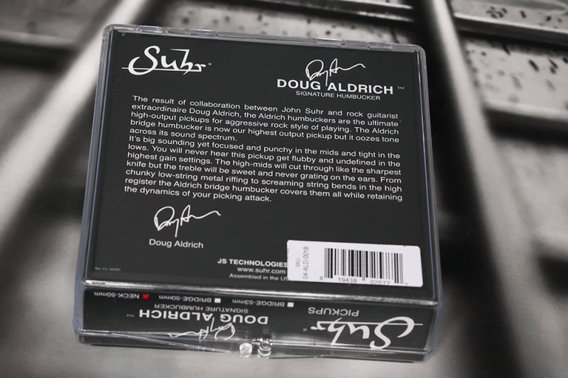 Image 1 of SUHR Doug Aldrich Hot Humbucker Neck 50mm Pickup GOLD