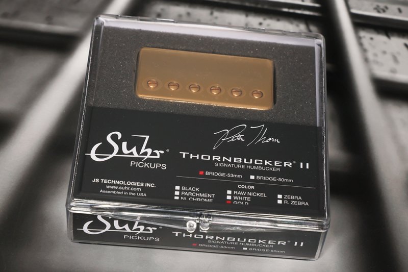 Image 0 of SUHR Thornbucker II Bridge Lead 53mm Humbucker Pickup GOLD Pete Thorn
