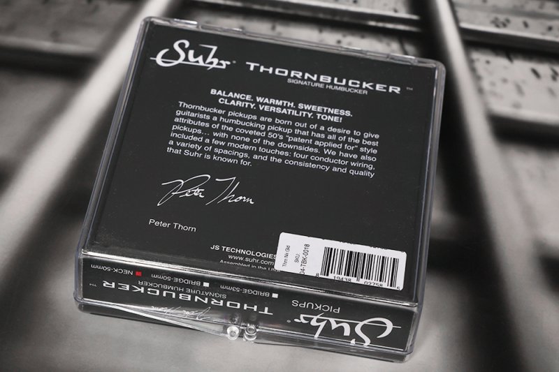 Image 1 of SUHR Thornbucker PAF Neck Rhythm Humbucker Pickup GOLD 50mm - Pete Thorn