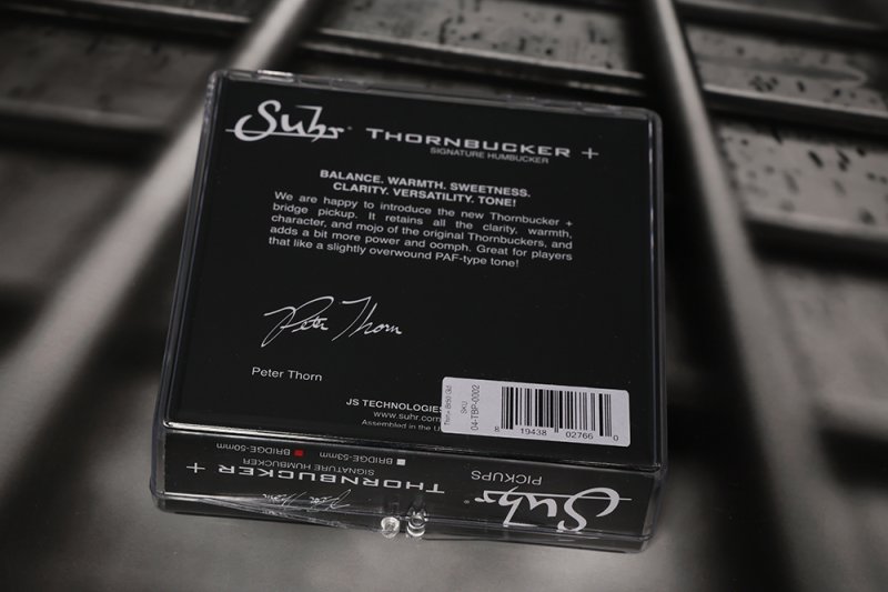 Image 1 of SUHR Thornbucker + Plus Bridge Lead 50mm Humbucker Pickup GOLD Pete Thorn