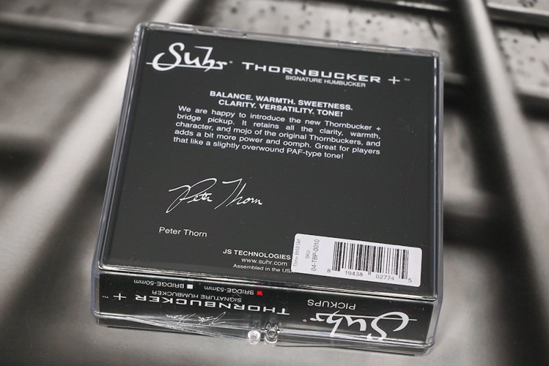 Image 1 of SUHR Thornbucker + Plus Bridge Lead 53mm Humbucker Pickup GOLD Pete Thorn