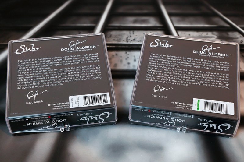 Image 1 of SUHR Aldrich SET GOLD 50mm Bridge / 50mm Neck Humbucker Pickups