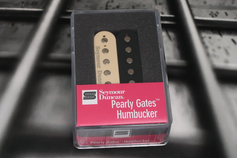 Image 0 of Seymour Duncan SH-PG1b Pearly Gates Bridge Humbucker - Zebra