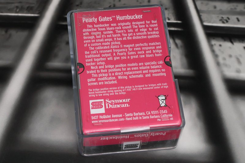 Image 1 of Seymour Duncan SH-PG1b Pearly Gates Bridge Humbucker - Zebra