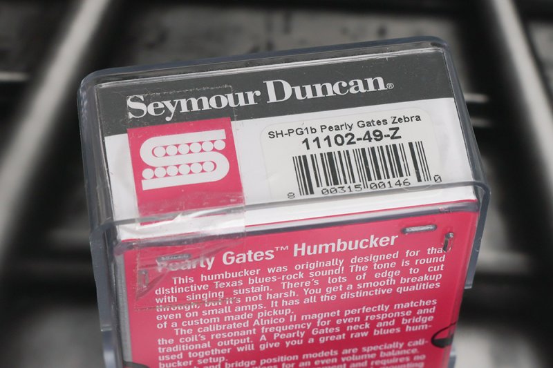Image 2 of Seymour Duncan SH-PG1b Pearly Gates Bridge Humbucker - Zebra